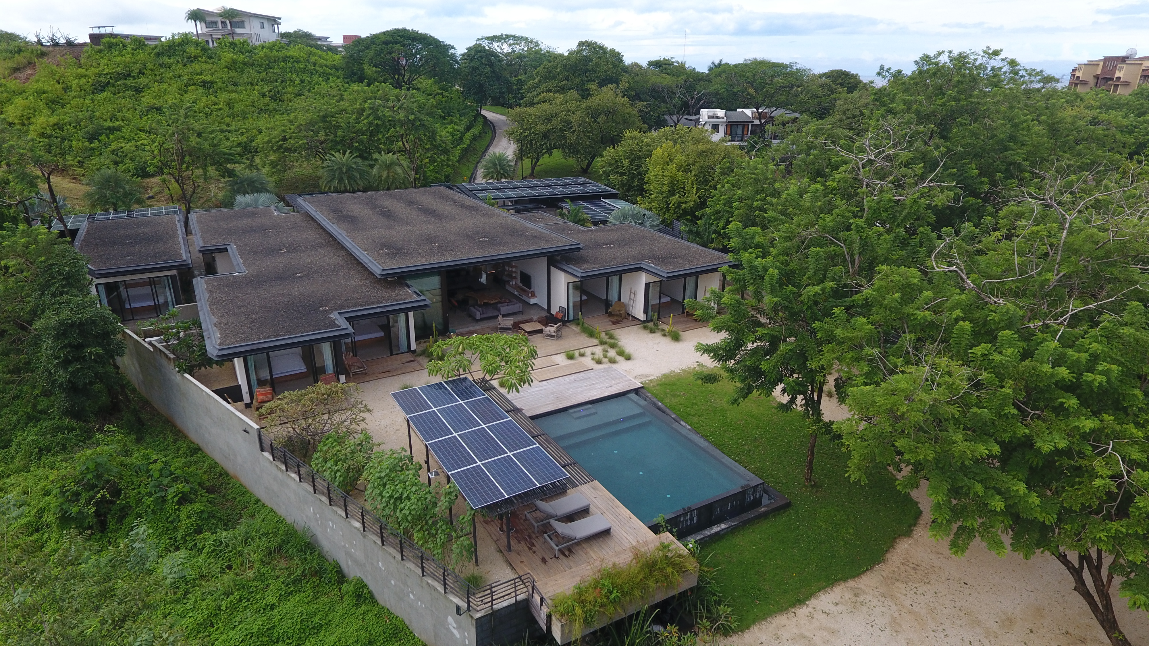 Aerial view of the Guanacaste coast scouted by The Buyer's Office